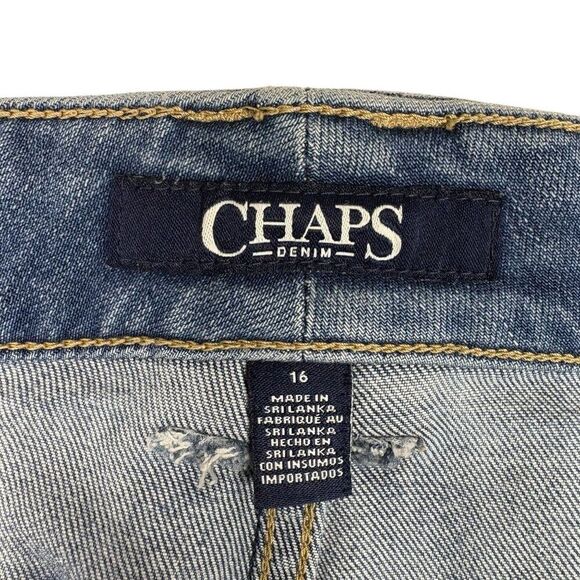 Chaps Wide Leg Capri Pants Size 14 Womens Plus - Picture 4 of 6